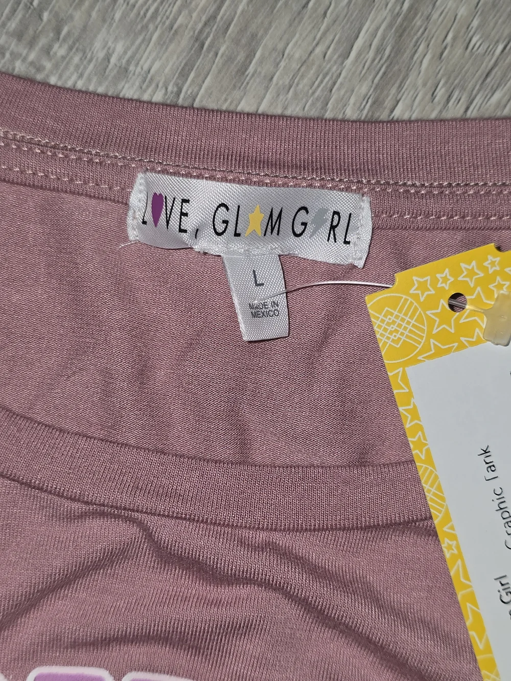 Girls Pink Short Sleeve Tee - Positive Energy & Rainbow Styles